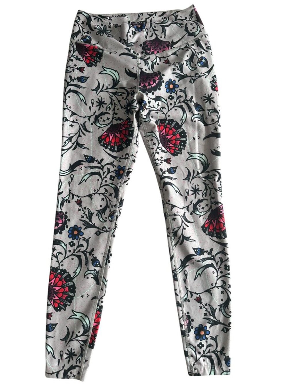 NIKE Women’s Drifit Floral Leggings Size Medium